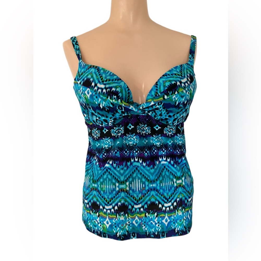 Maidenform Tankini Swim Top 38B Lightly Padded